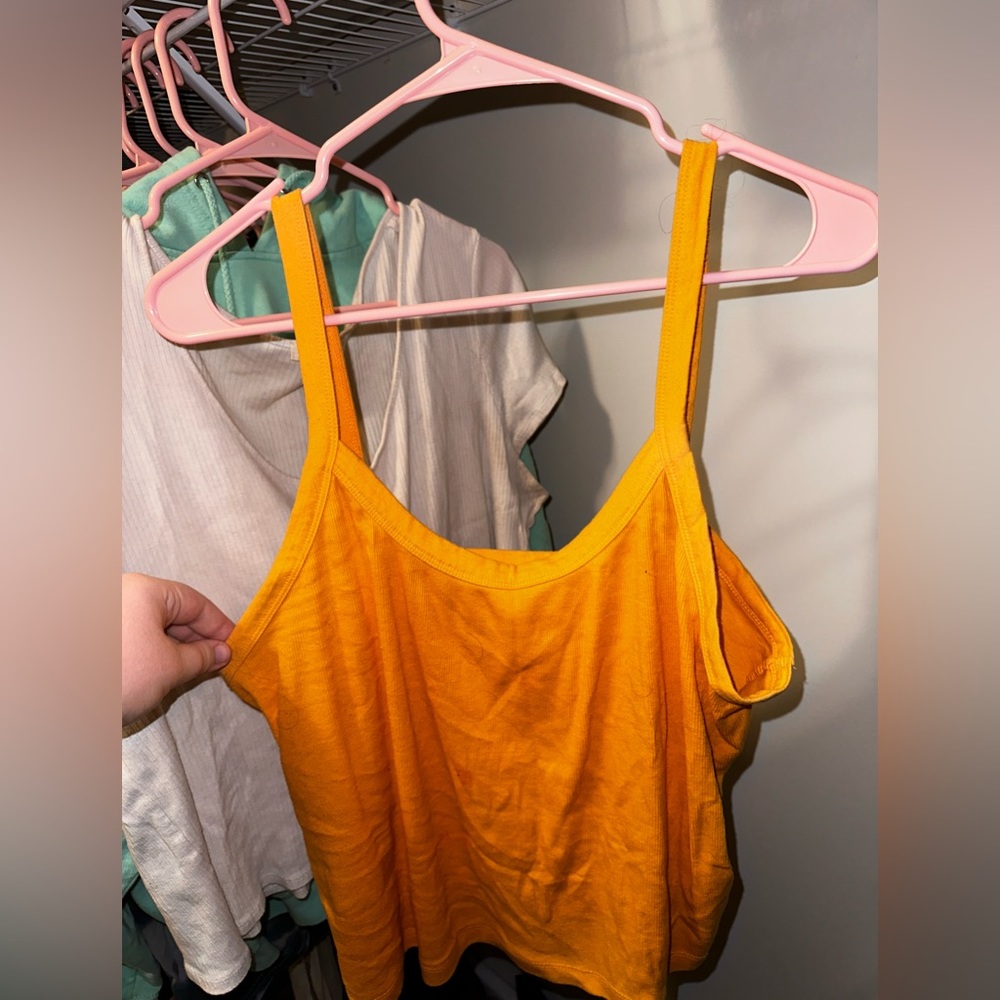 orange wild fable tank